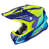 Scorpion Vx-22 Air Attis Blue-Neon Yellow S
