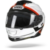Shoei GT-Air II Affair TC-6 Casque Intégral Blanc Noir Rouge XS