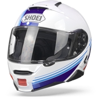 Shoei Neotec II Separator TC-10 Blanc Bleu Rouge XS
