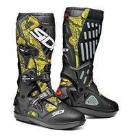Sidi Atojo SRS Lime Snake Black Motorcycle Boots 47