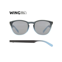 Spect Red Bull Steady Sunglasses Black Smoke Blue Mirror Pol
