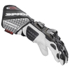 Spidi Carbo Kangaroo Black White Motorcycle Gloves XL