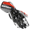 Spidi Carbo Kangaroo Black White Red Motorcycle Gloves XL