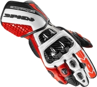 Spidi Carbo Track Evo Gants De Moto Noir Rouge Blanc M
