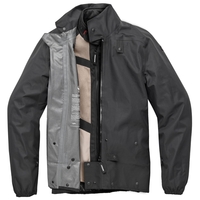 Spidi Insideout Laminated Black Motorcycle Jacket L
