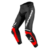 Spidi RR Pro 2 Pantalon En Cuir Noir Rouge 50