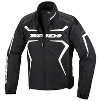 Spidi Sportmaster H2Out Black White Motorcycle Jacket L
