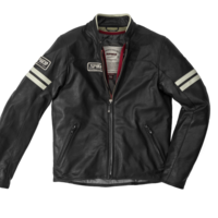 Spidi Vintage Ice Black Motorcycle Jacket 54