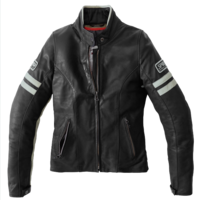 Spidi Vintage Lady Ice Black Motorcycle Jacket 46