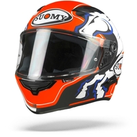 Suomy Speedstar Zerofour Casque Intégral Mat Rouge Blanc Bleu Noir S