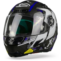 X-Lite X-803 Ultra Carbon Provocator 57 Casque Intégral Carbone Noir Blanc Bleu 2XL