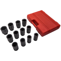 12pcs 3/4 poucepouces douilles à chocs à longue portée entraînent ensemble d
