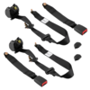 2 Set Universel 3 points réglable ceinture de sécurité véhicule Auto Voiture Van