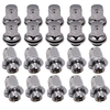 20x roue en alliage écrou inox Cap compatible pour JAGUAR S-TYPE X-TYPE XF XK XJ XJR F-TYPE