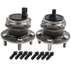 2pcs compatible pour Ford Focus C-Max TDCi 1.4 1.6 1.8 2.0 Arrière Roulement De Roue+Hub