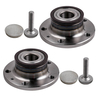 2pcs roulements de roue moyeu roue compatible pour vw tiguan touran passat compatible pour golf v arrière