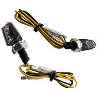 2PCS Universal 12 V 0.5W compatible pour Mini Clignotant LED pour Motorcycle Quad Roller