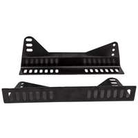 2pcs Universal Low L-Type Side Mount compatible pour Seat Bracket Bucket pour Bucket Race compatible pour Seat