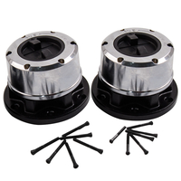 2x Moyeux Roue Libre Manuel Verrouillage Hubs 6-Stud Front compatible pour SUZUKI SAMURAI