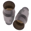 2x Universal compatible pour Convertisseur catalytique 3 pouces entrée/sortie à haut débit filé compatible pour Cat Catalyst