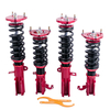 Amortisseur reglable Coilover compatible pour Toyota Corolla E90 E10 E11 suspension 24 voies rouge