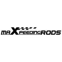 Autocollant de voiture logo Maxpeedingrods-450mmx150mm-noir