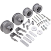 Avant 2 + Arrière 2 Lift Kit Spacers compatible pour Jeep Wrangler JK 2007-2018 35 Max
