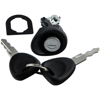Bouton De Coffre Avec Serrure + 2 Clefs compatible pour Renault Twingo 1993 2007 7701367940