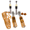 Combinés filetés compatible pour Fiat 500 compatible pour Ford Ka Mk2 Réglable Suspension Coilovers Shock