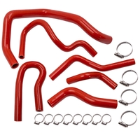 Compatible pour Honda Civic 1.6L D15 D16 Silicone Turbo Intercooler Radiator Hose PIPE Kit