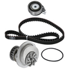 Courroie de Distribution + Galet Tendeur Pompe à Eau compatible pour Opel Corsa A B Combo