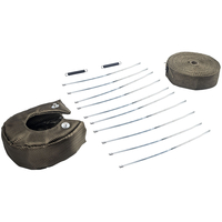 Couverture bouclier thermique T4 GT42 Turbo + mise à niveau bande déchappement
