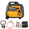 Générateur délectricité 3500 W LPG/essence Générateur délectricité à gaz Digital Silencieux Léger comme groupe électrogène de secours