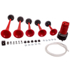 Kit de klaxon de compresseur dair de trompettes musicales 12V 5Pcs 125DB