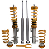 Kit de suspension amortisseurs compatible pour fiat grande punto 199 combinés filetés neuf