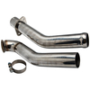 Kit de tuyau de descente turbo en acier inoxydable compatible pour Ford F-250 F-350 7.3L Powerstroke 1994-1997