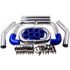 Kit de tuyau de tuyauterie de refroidisseur intermédiaire universel Turbo Boost 2.5 pouces 64mm aluminium 8pcs