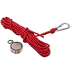Kit pêche aimant 120kg,  diamètre 26mm avec boulon à oeil + 10m corde aimant néodyme