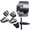 Mandrin de tour k12-100 100mm 4 mâchoires 4 mors semi-acier métal mandrin neuf