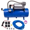 Nouveau kit de compresseur dair 12V DC 150PSI pour klaxon dair avec interrupteur de pression réservoir 6L