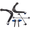 Triangle bras de Suspension Avant Droit et Gauche compatible pour Peugeot 206 3521P5 381730