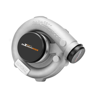 Turbocompresseur Turbo universel T3 T4 T04E. 57 A / R Turbine refroidie à lhuile 5 boulons bride pour 1.5-2.5L 400HP