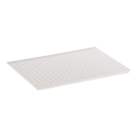 Egouttoir pour verres et tasses large blanc