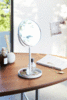 Makeup Mirror with Accessory Tray