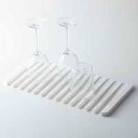 Plateau égouttoir en silicone blanc