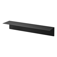 Wall-Mounted Shelf with Magnetic Panel (50 cm) Black