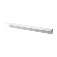 Wall-Mounted Shelf with Magnetic Panel (90 cm) White