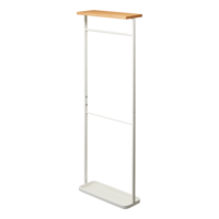 Wood-Top Hanging Umbrella Stand White