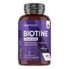 Biotine en comprimés de Weightworld- 12000µg 365 comprimés - Vitamine B7 pour la perte de cheveux