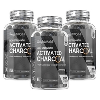 Charbon Activé - Activated Charcoal - Formule Detox Hautement Absorbante - 3 boîtes à -15%